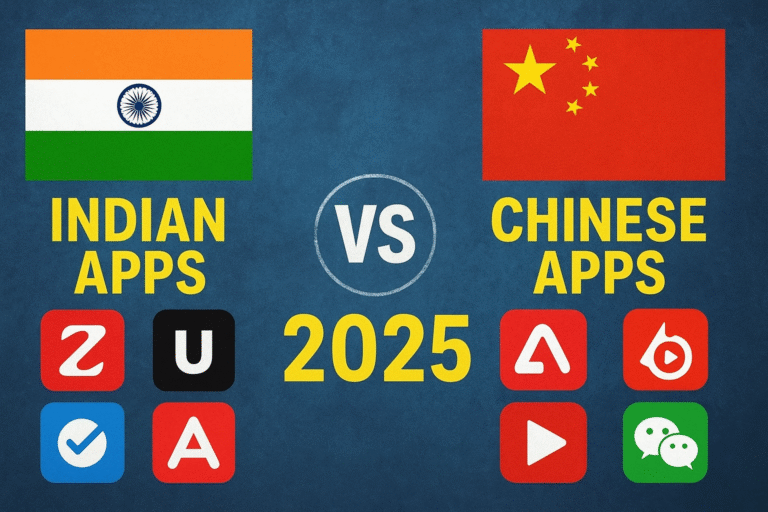 Comparison of Indian and Chinese apps